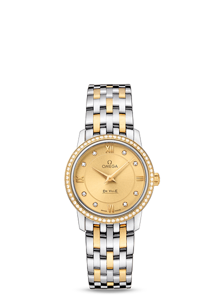 Omega Deville Prestige Quartz 27mm Two Tone / Diamond (424.25.27.60.58.001) Omega Deville Prestige Quartz 27mm Two Tone / Diamond (424.25.27.60.58.001)