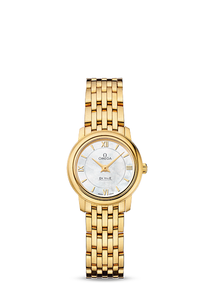 Omega Deville Prestige Quartz Ladies 24.5mm Gold / MOP (424.50.24.60.05.001) Omega Deville Prestige Quartz Ladies 24.5mm Gold / MOP (424.50.24.60.05.001)