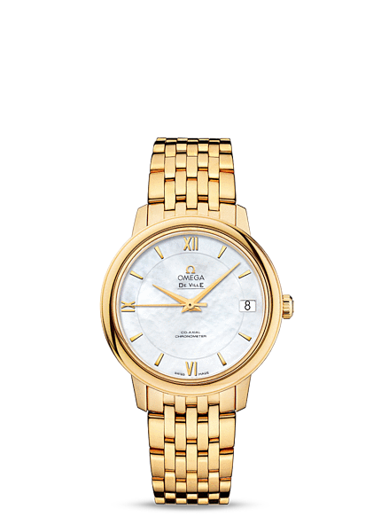 Omega DeVille Prestige Co-Axial 32.7 Yellow Gold Bracelet (424.50.33.20.05.001) Omega DeVille Prestige Co-Axial 32.7 Yellow Gold Bracelet (424.50.33.20.05.001)