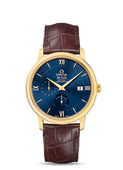 Omega Deville Prestige Co-Axial Power Reserve Yellow Gold / Blue (424.53.40.21.03.001) Omega Deville Prestige Co-Axial Power Reserve Yellow Gold / Blue (424.53.40.21.03.001)