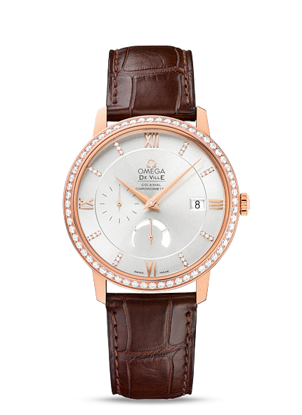 Omega Deville Prestige Co-Axial Power Reserve Red Gold / Diamond Bezel (424.58.40.21.52.002) Omega Deville Prestige Co-Axial Power Reserve Red Gold / Diamond Bezel (424.58.40.21.52.002)
