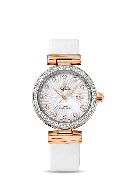 Omega Deville Ladymatic Co-Axial 34mm Two Tone / Diamond (425.27.34.20.55.001)