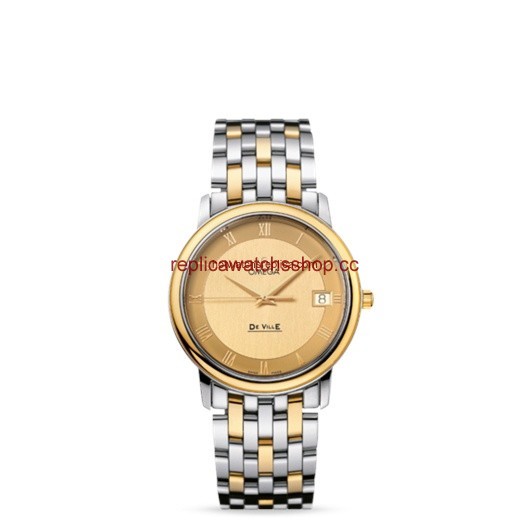 Omega Deville Prestige Quartz 34.4mm Two Tone (4310.12.00)