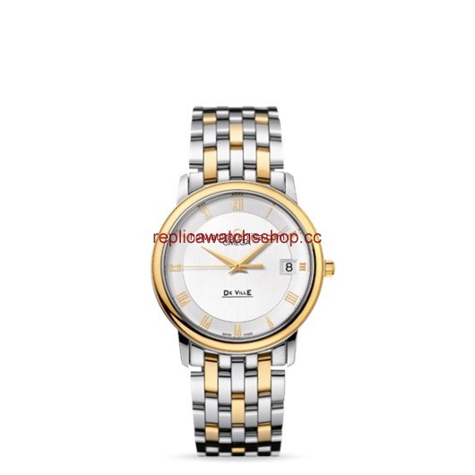 Omega Deville Prestige Quartz 34.4mm Two Tone / Silver (4310.32.00) Omega Deville Prestige Quartz 34.4mm Two Tone / Silver (4310.32.00)