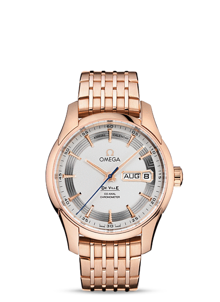 Omega Deville Hour Vision Annual Calendar Co-Axial Gold / Silver (431.60.41.22.02.001)