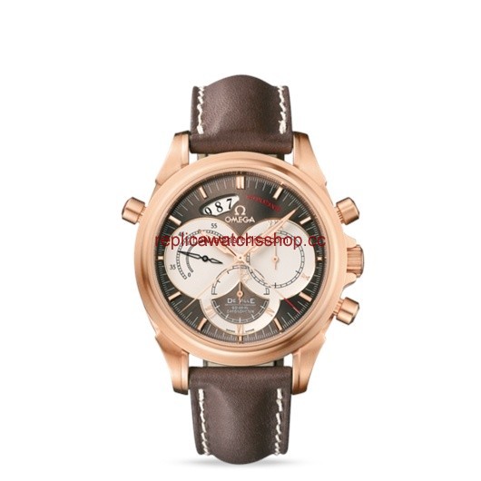 Omega Deville Chronoscope Co-Axial Rattrapante Red Gold / Brown (4648.60.37) Omega Deville Chronoscope Co-Axial Rattrapante Red Gold / Brown (4648.60.37)