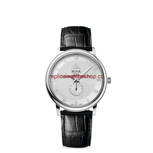 Omega Deville Prestige Co-Axial Small Seconds 39mm Silver / Alligator (4813.30.01)