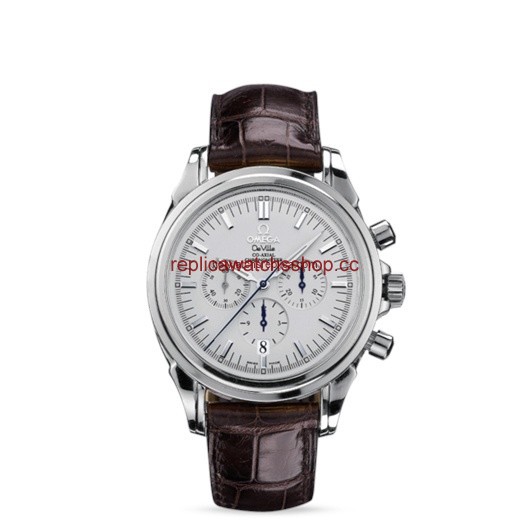 Omega Deville Co-Axial Chronograph Silver / Alligator (4841.31.32) Omega Deville Co-Axial Chronograph Silver / Alligator (4841.31.32)