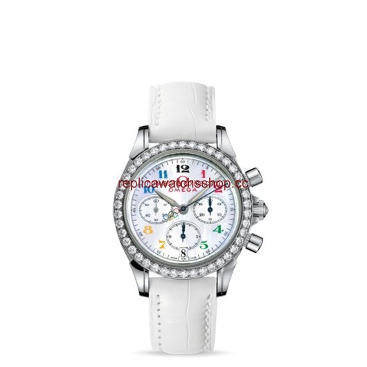 Omega Deville Olympic Collection Co-Axial Chronograph 35mm Diamond (4876.70.36) Omega Deville Olympic Collection Co-Axial Chronograph 35mm Diamond (4876.70.36)