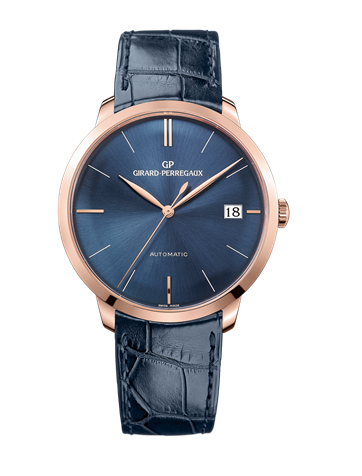 Girard-Perregaux 1966 41 Pink Gold Blue (49527-52-431-BB4A )