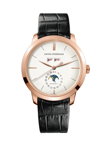 Girard-Perregaux 1966 Full Calendar Pink Gold (49535-52-151-BK6A ) Girard-Perregaux 1966 Full Calendar Pink Gold (49535-52-151-BK6A )