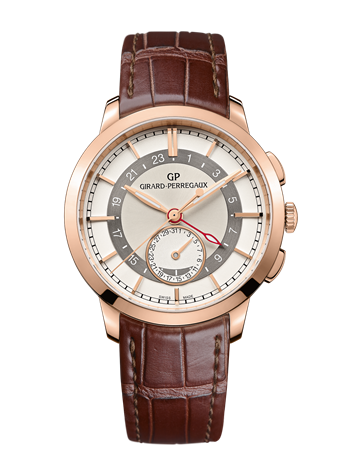Girard-Perregaux 1966 Dual Time Pink Gold Silver (49544-52-131-BBB0 ) Girard-Perregaux 1966 Dual Time Pink Gold Silver (49544-52-131-BBB0 )