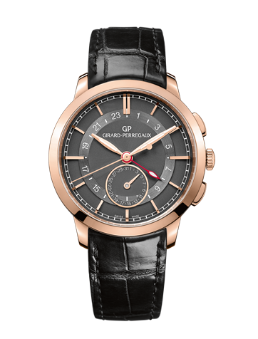 Girard-Perregaux 1966 Dual Time Pink Gold Grey (49544-52-231-BB60 ) Girard-Perregaux 1966 Dual Time Pink Gold Grey (49544-52-231-BB60 )