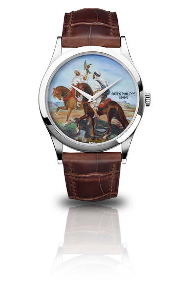 Patek Philippe Calatrava 5077 Falcon Hunting (5077P-091 ) Patek Philippe Calatrava 5077 Falcon Hunting (5077P-091 )