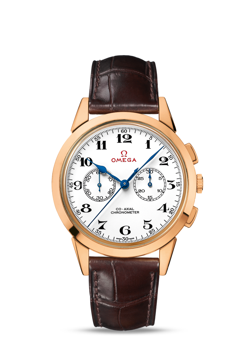 Omega Museum Collection N&deg; 8 Olympic Official Timekeeper Co-Axial Chronograph Pink Gold (522.53.39.50.04.001)
