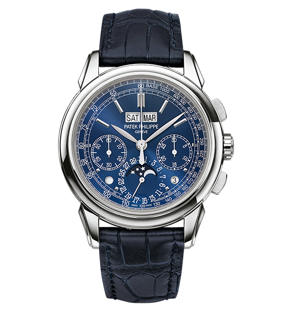 Patek Philippe Perpetual Calendar Chronograph 5270G Blue No Chin (5270G-019) Patek Philippe Perpetual Calendar Chronograph 5270G Blue No Chin (5270G-019)
