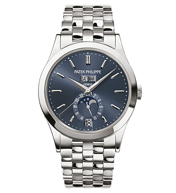 Patek Philippe Annual Calendar 5396 White Gold Blue Bracelet (5396/1G-001) Patek Philippe Annual Calendar 5396 White Gold Blue Bracelet (5396/1G-001)