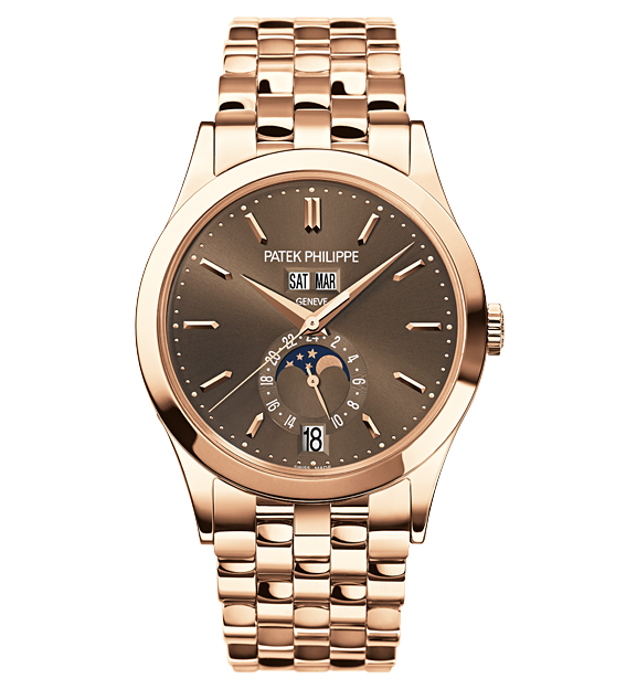 Patek Philippe Annual Calendar 5396 Rose Gold Brown Bracelet (5396/1R-001) Patek Philippe Annual Calendar 5396 Rose Gold Brown Bracelet (5396/1R-001)