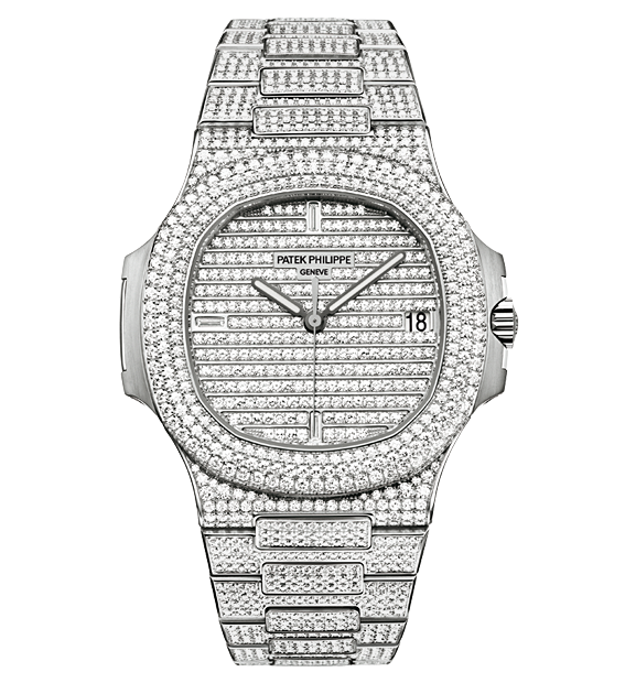 Patek Philippe Nautilus 5719 White Gold Full Diamond (5719/1G-001) Patek Philippe Nautilus 5719 White Gold Full Diamond (5719/1G-001)