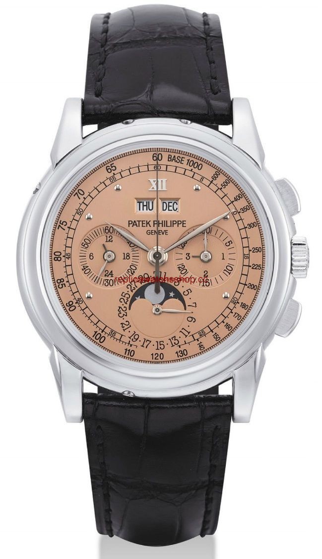 Patek Philippe Perpetual Calendar Chronograph 5970 Platinum / Pink (5970P_Roman)