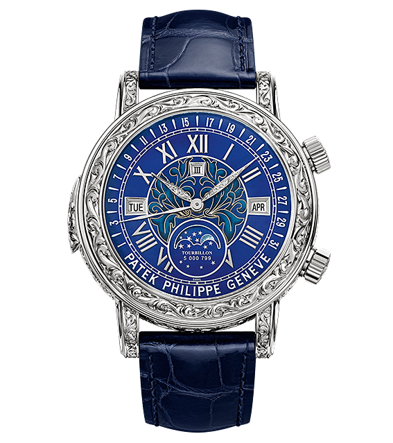 Patek Philippe Sky Moon Tourbillon 6002G Blue (6002G-001)
