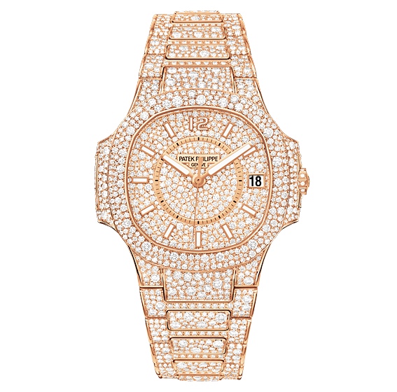 Patek Philippe Nautilus 7021 Rose Gold Gridless Diamond (7021/1R-001) Patek Philippe Nautilus 7021 Rose Gold Gridless Diamond (7021/1R-001)