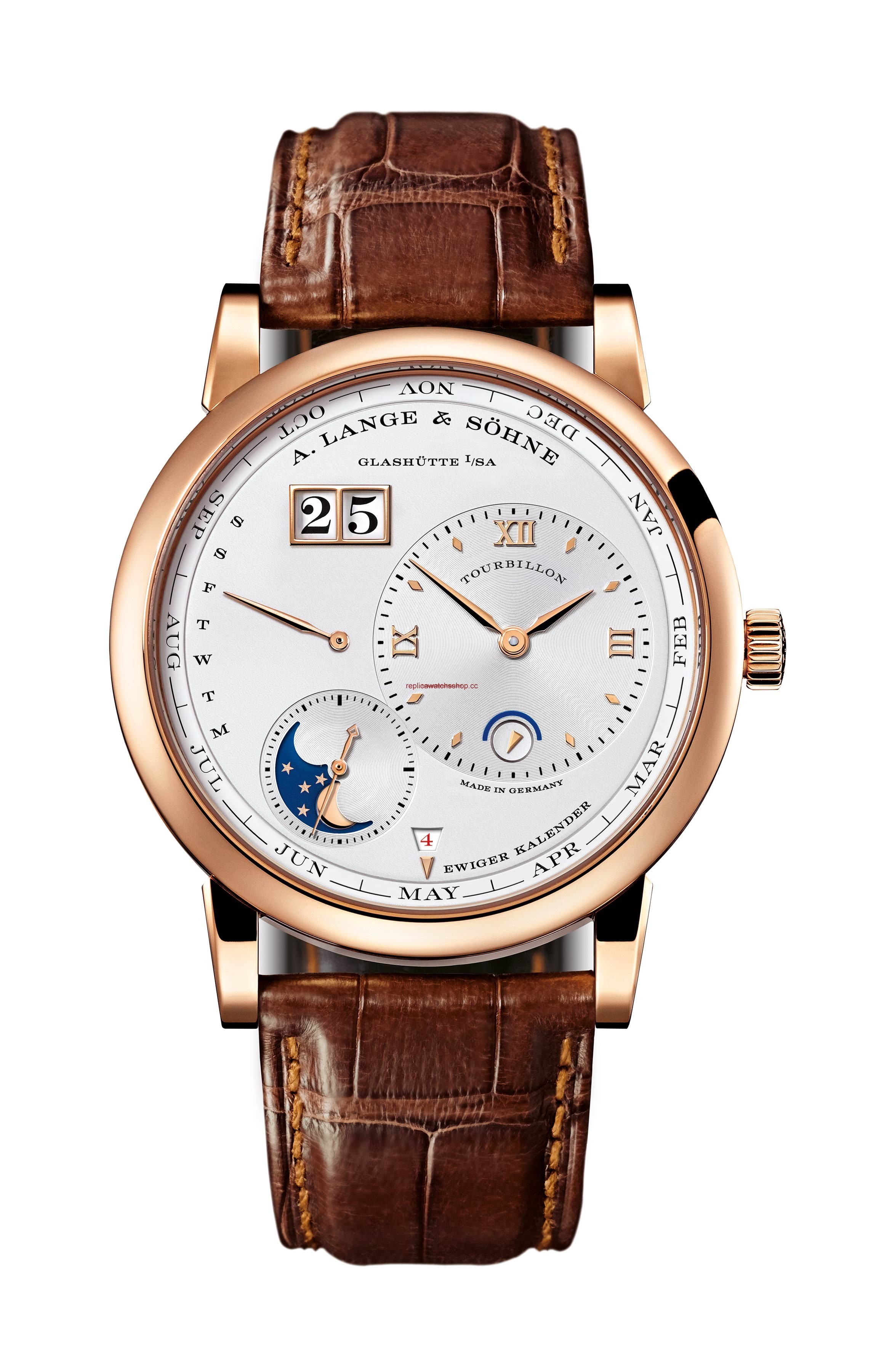 A. Lange & Sohne Lange 1 Tourbillon Perpetual Calendar Pink Gold (720.032) A. Lange & Sohne Lange 1 Tourbillon Perpetual Calendar Pink Gold (720.032)
