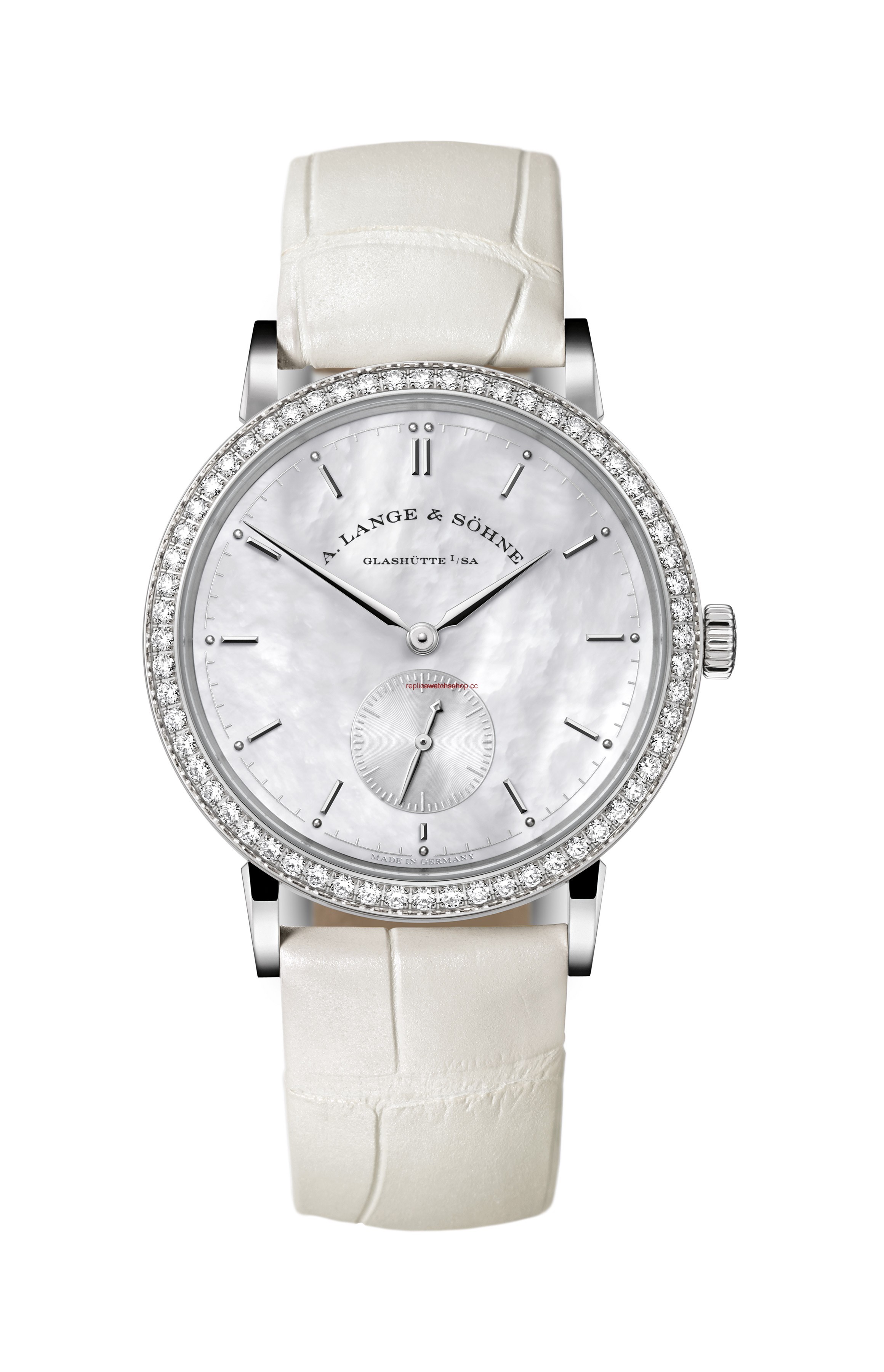 A. Lange & Sohne Saxonia White Gold / Diamond (878.029) A. Lange & Sohne Saxonia White Gold / Diamond (878.029)