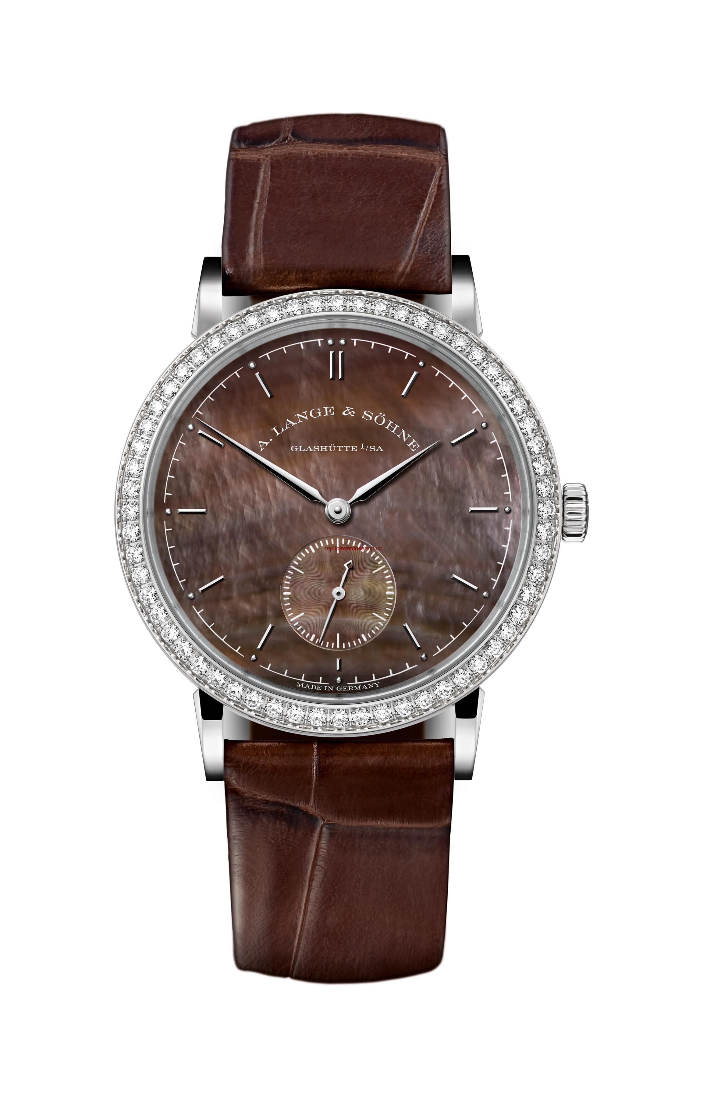 A. Lange & Sohne Saxonia White Gold / Diamond / Brown (878.038) A. Lange & Sohne Saxonia White Gold / Diamond / Brown (878.038)