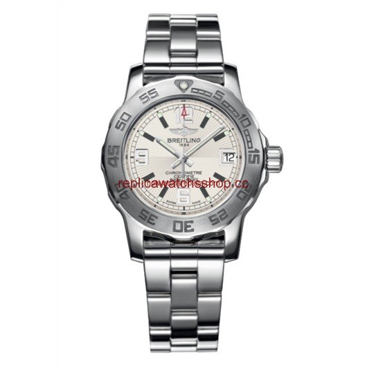 Breitling Colt 33 Silver / Bracelet (A7738711.G744.158A)