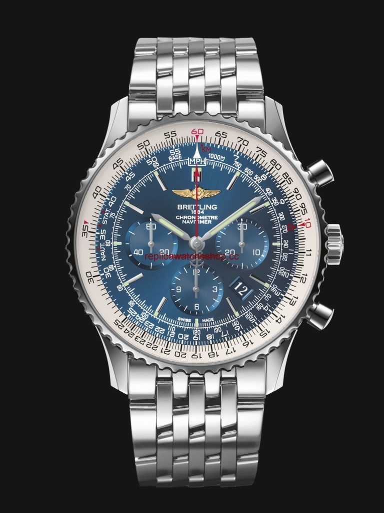 Breitling Navitimer 01 46mm Aurora Blue / Bracelet (AB012721.C889.443A) Breitling Navitimer 01 46mm Aurora Blue / Bracelet (AB012721.C889.443A)