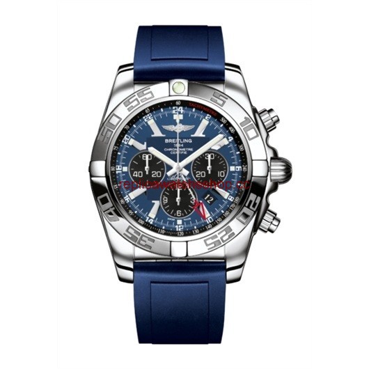 Breitling Chronomat GMT Black Eye Blue / Rubber (AB041012.C835.139S)