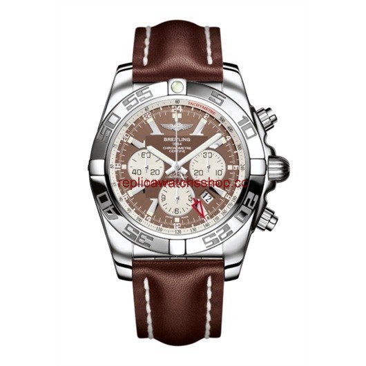 Breitling Chronomat GMT Brown / Calf (AB041012.Q586.443X)