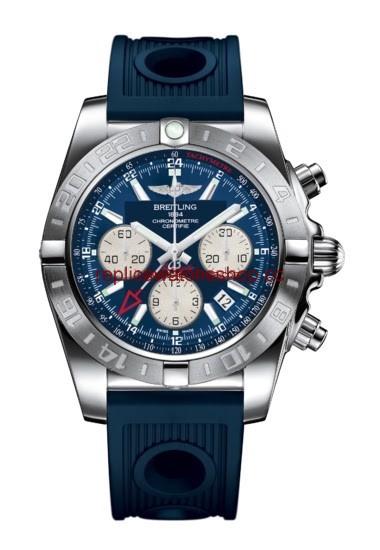 Breitling Chronomat 44 GMT Blue / Rubber (AB042011.C851.211S) Breitling Chronomat 44 GMT Blue / Rubber (AB042011.C851.211S)