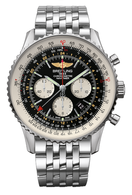 Breitling Navitimer GMT Black / Bracelet (AB044121.BD24.443A) Breitling Navitimer GMT Black / Bracelet (AB044121.BD24.443A)