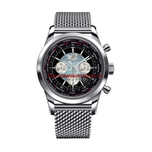 Breitling Transocean Chronograph Unitime Black / Milanese (AB0510U4B.B62.152A) Breitling Transocean Chronograph Unitime Black / Milanese (AB0510U4B.B62.152A)