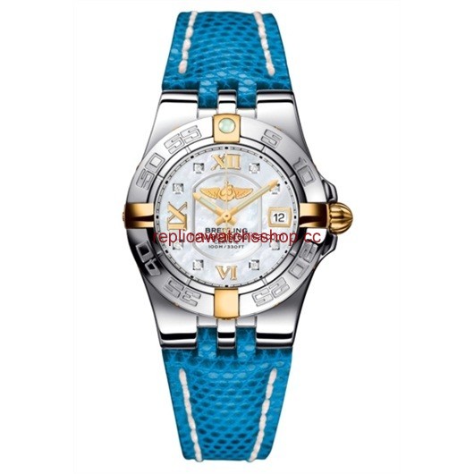 Breitling Galactic 30 Two Tone MOP / Diamond / Blue Teju (B71340L2.A680.169Z) Breitling Galactic 30 Two Tone MOP / Diamond / Blue Teju (B71340L2.A680.169Z)
