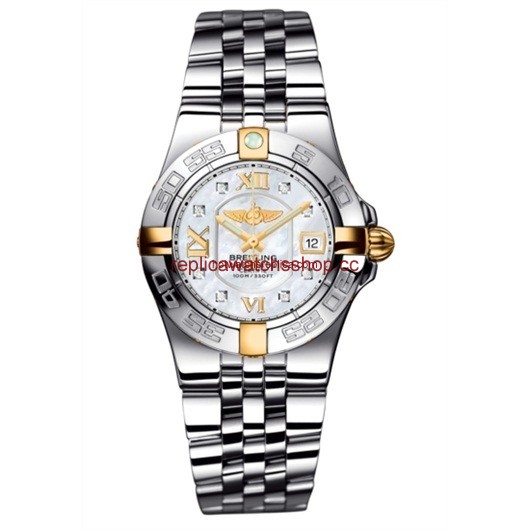 Breitling Galactic 30 Two Tone MOP / Diamond / Bracelet (B71340L2.A680.368A) Breitling Galactic 30 Two Tone MOP / Diamond / Bracelet (B71340L2.A680.368A)