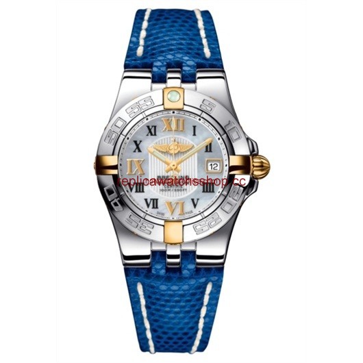 Breitling Galactic 30 Two Tone MOP / Roman / Teju (B71340L2.A688.163Z)