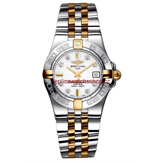 Breitling Galactic 30 Two Tone White / Diamond / Two Tone Bracelet (B71340L2.A714.368D) Breitling Galactic 30 Two Tone White / Diamond / Two Tone Bracelet (B71340L2.A714.368D)