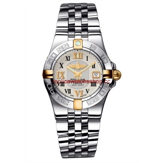 Breitling Galactic 30 Two Tone Silver / Roman / Bracelet (B71340L2.G671.368A)