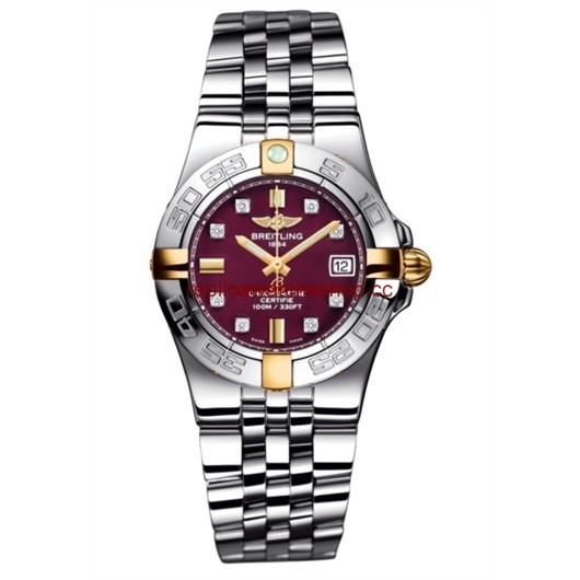 Breitling Galactic 30 Two Tone Red / Diamond / Bracelet (B71340L2.K526.368A) Breitling Galactic 30 Two Tone Red / Diamond / Bracelet (B71340L2.K526.368A)