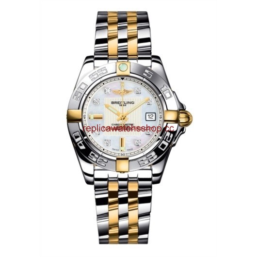Breitling Galactic 32 Two Tone MOP / Diamond / Two Tone Bracelet (B71356L2.A710.367D) Breitling Galactic 32 Two Tone MOP / Diamond / Two Tone Bracelet (B71356L2.A710.367D)