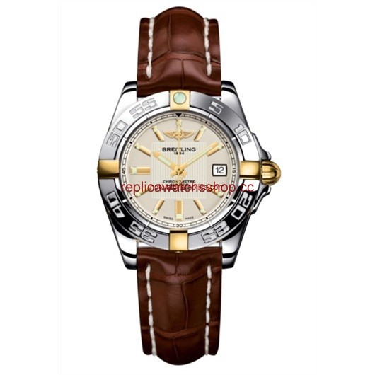 Breitling Galactic 32 Two Tone Silver / Alligator (B71356L2.G703.778P) Breitling Galactic 32 Two Tone Silver / Alligator (B71356L2.G703.778P)