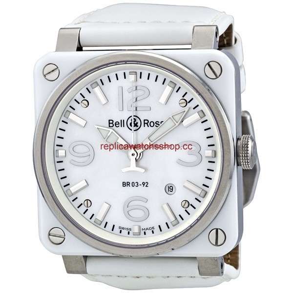 Bell & Ross Aviation BR0392-WH-C/SCA Bell & Ross Aviation BR0392-WH-C/SCA