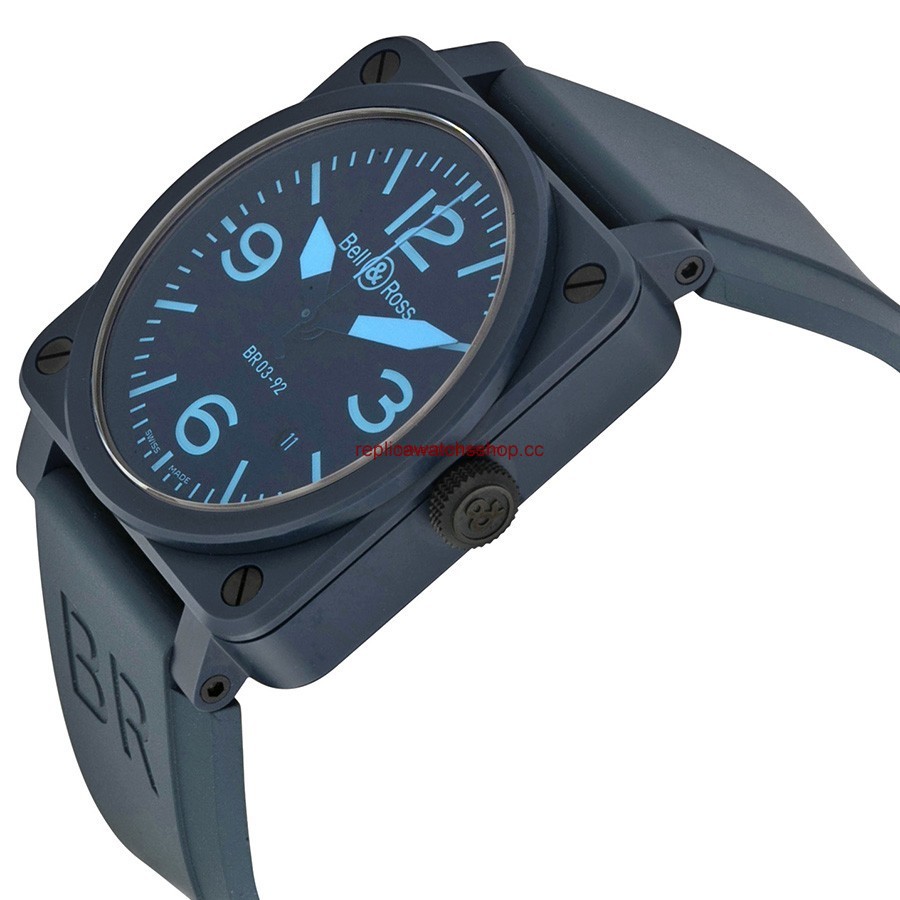Bell & Ross Aviation BR0392-CERAM-BLUE img1