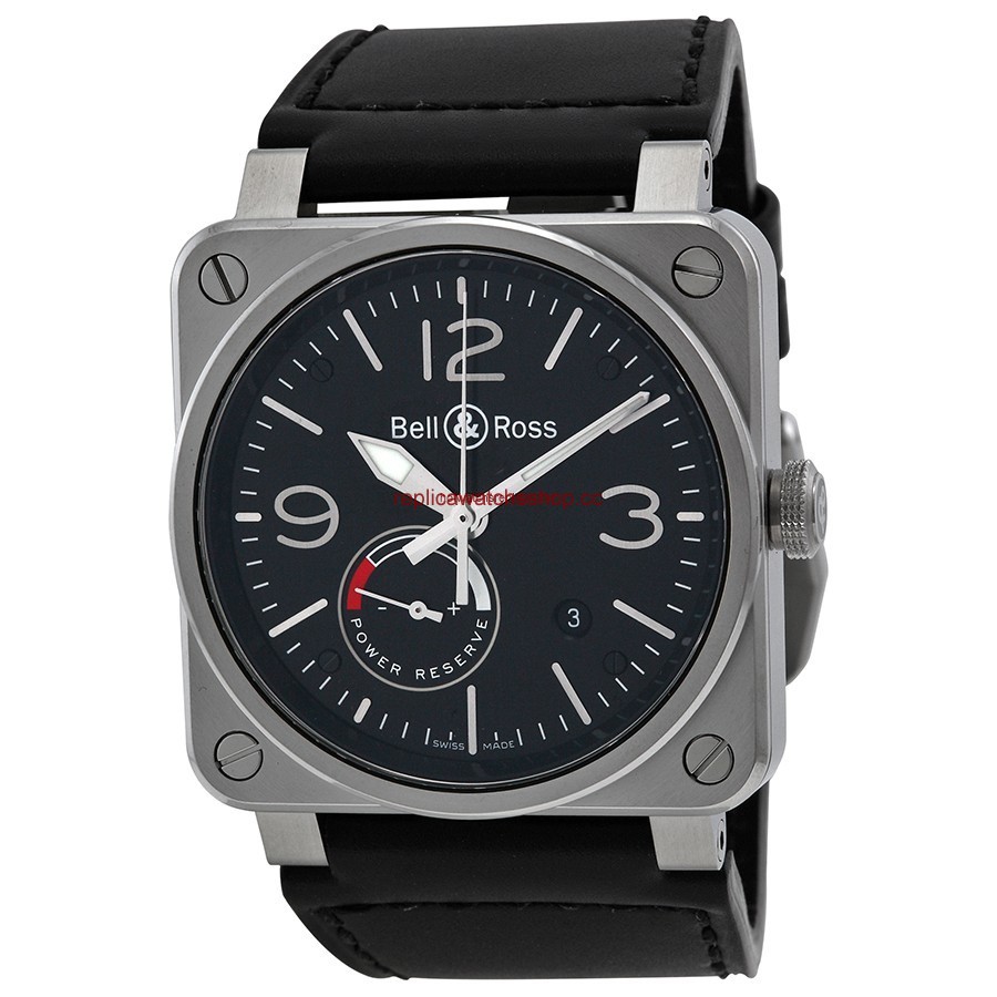 Bell & Ross Vintage BR0397-BL-SI-SCA Bell & Ross Vintage BR0397-BL-SI-SCA