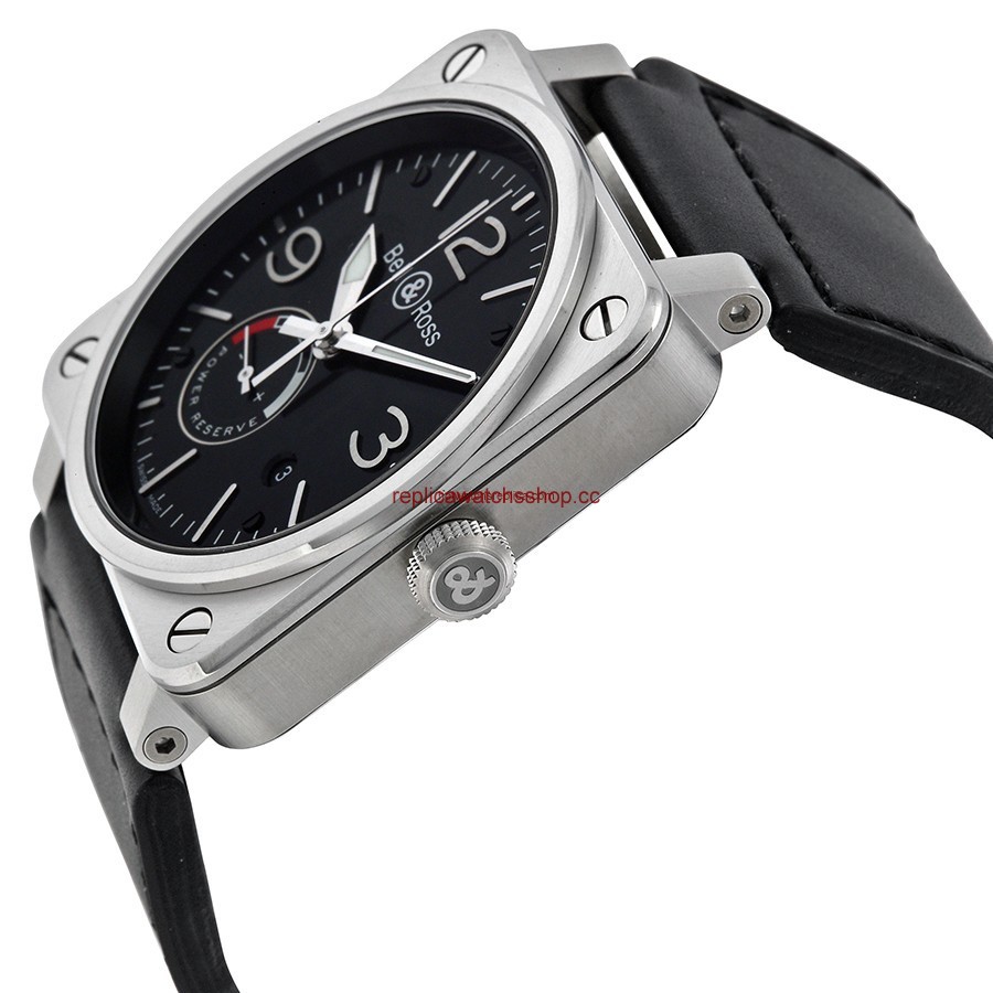 Bell & Ross Vintage BR0397-BL-SI-SCA img1