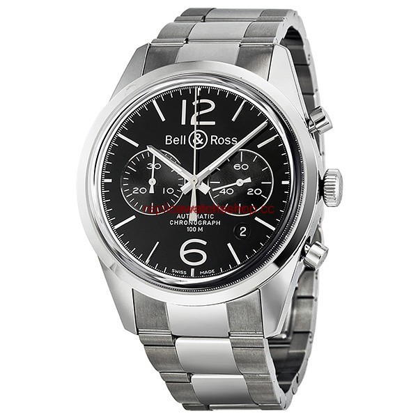 Bell & Ross Vintage BR126-OFFICER-SSB Bell & Ross Vintage BR126-OFFICER-SSB