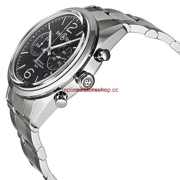 Bell & Ross Vintage BR126-OFFICER-SSB img1